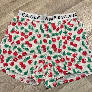 American Eagle Outfitters Cherry Print Boxer Shorts